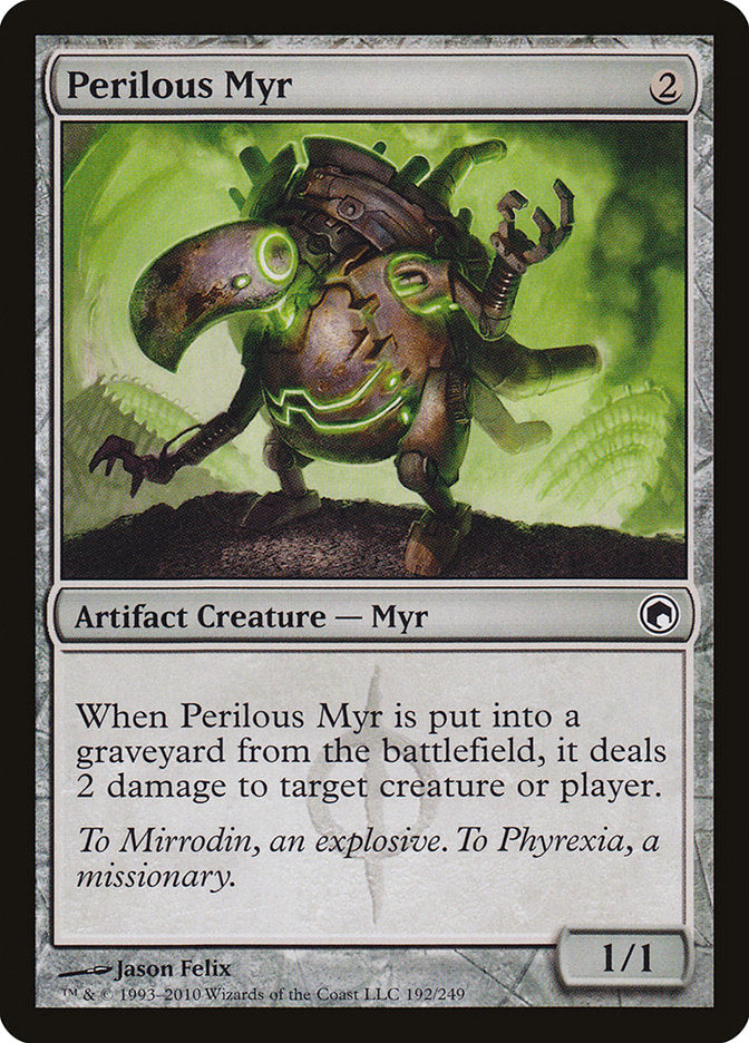 Perilous Myr [Scars of Mirrodin] | Card Citadel