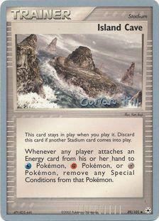 Island Cave (89/101) (Bright Aura - Curran Hill's) [World Championships 2005] | Card Citadel