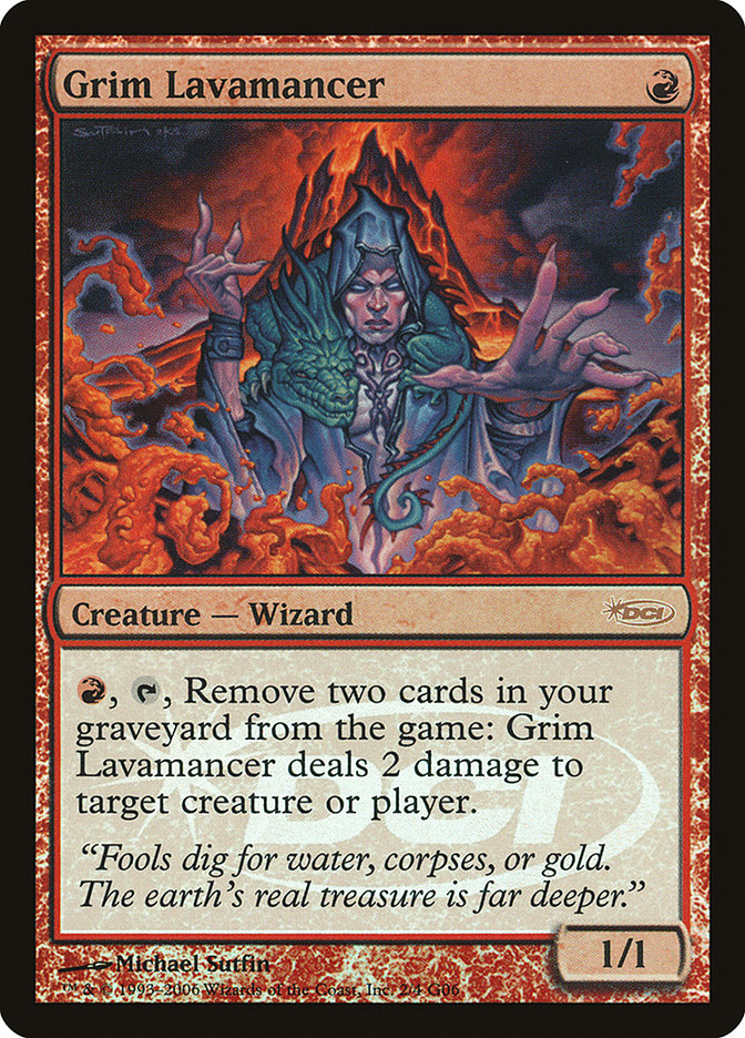 Grim Lavamancer [Judge Gift Cards 2006] | Card Citadel