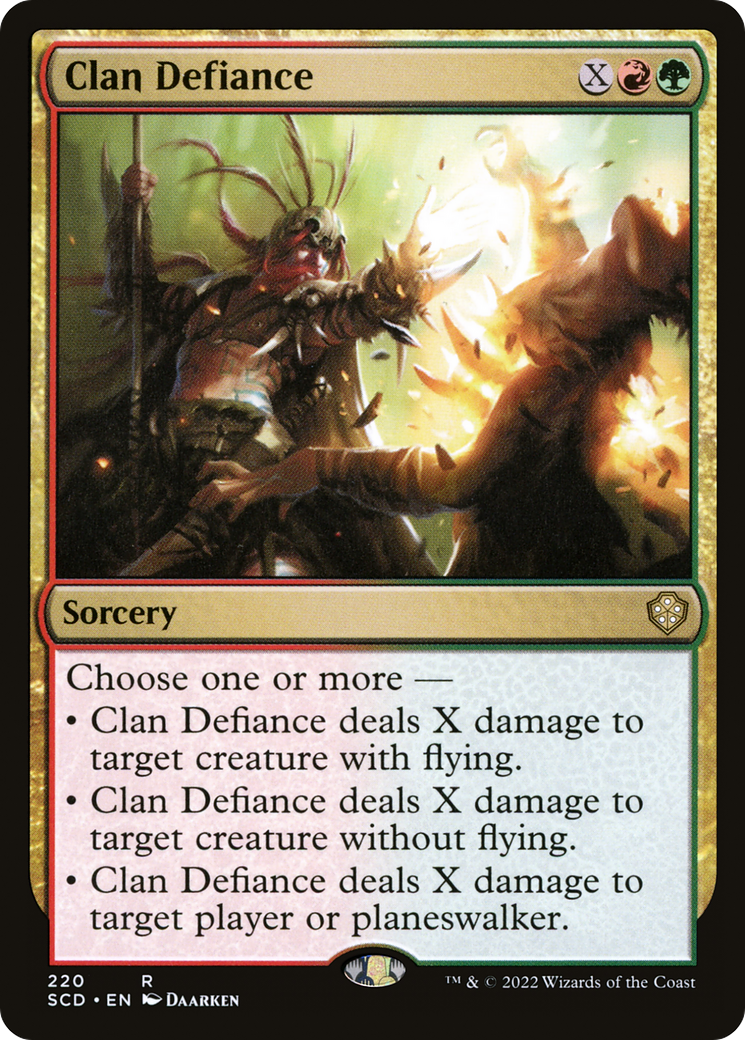 Clan Defiance [Starter Commander Decks] | Card Citadel