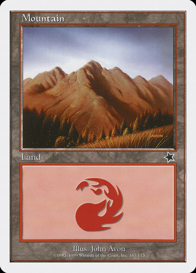 Mountain (167) [Starter 1999] | Card Citadel