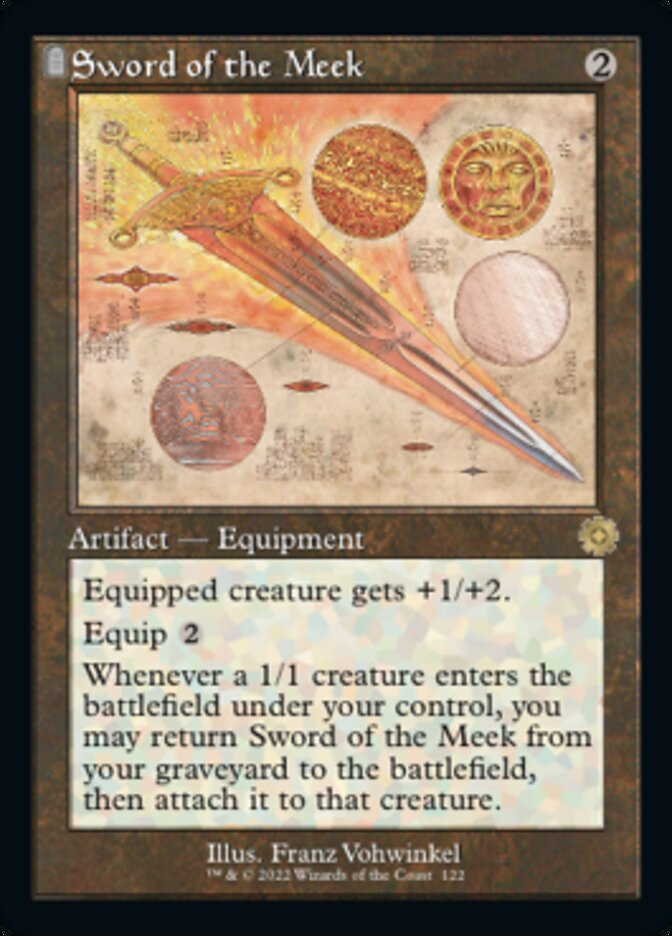 Sword of the Meek (Retro Schematic) [The Brothers' War Retro Artifacts] | Card Citadel