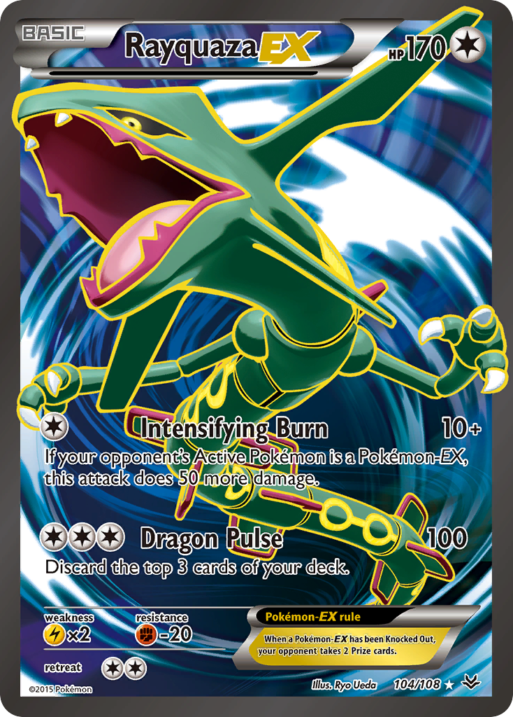 Rayquaza EX (104/108) [XY: Roaring Skies] | Card Citadel