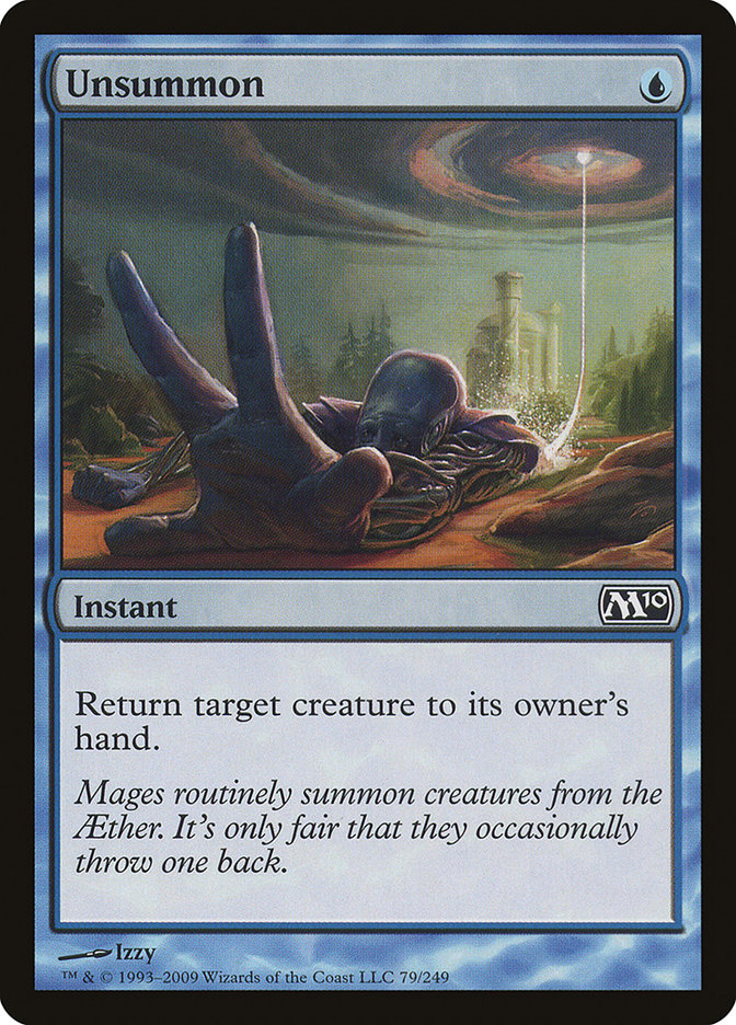 Unsummon [Magic 2010] | Card Citadel