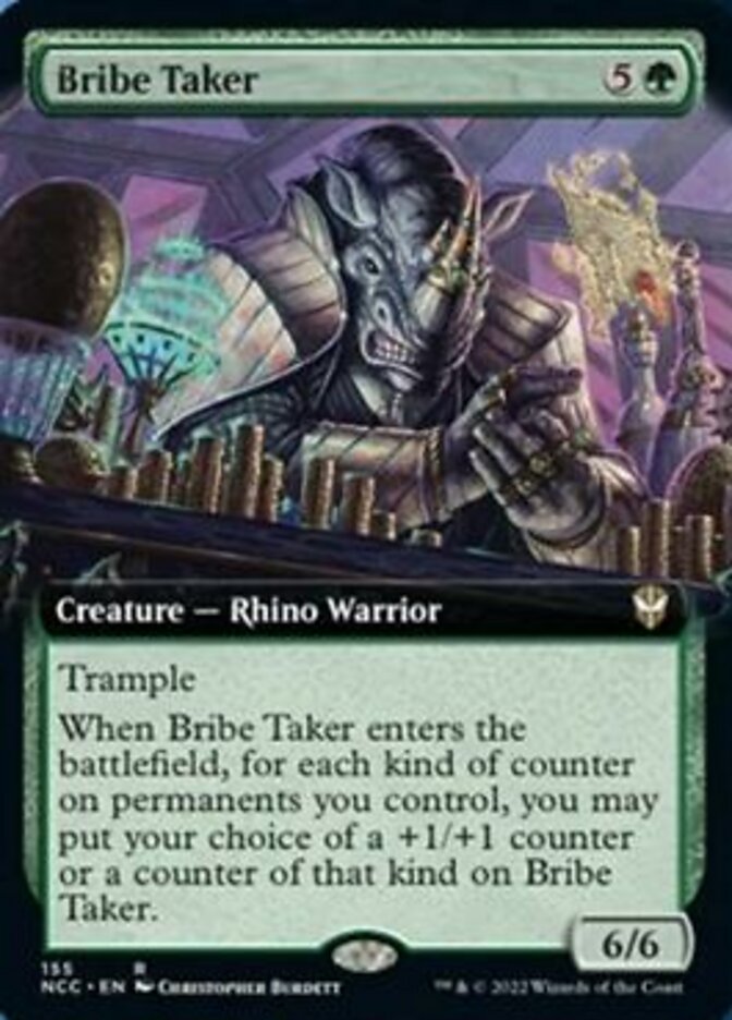 Bribe Taker (Extended Art) [Streets of New Capenna Commander] | Card Citadel