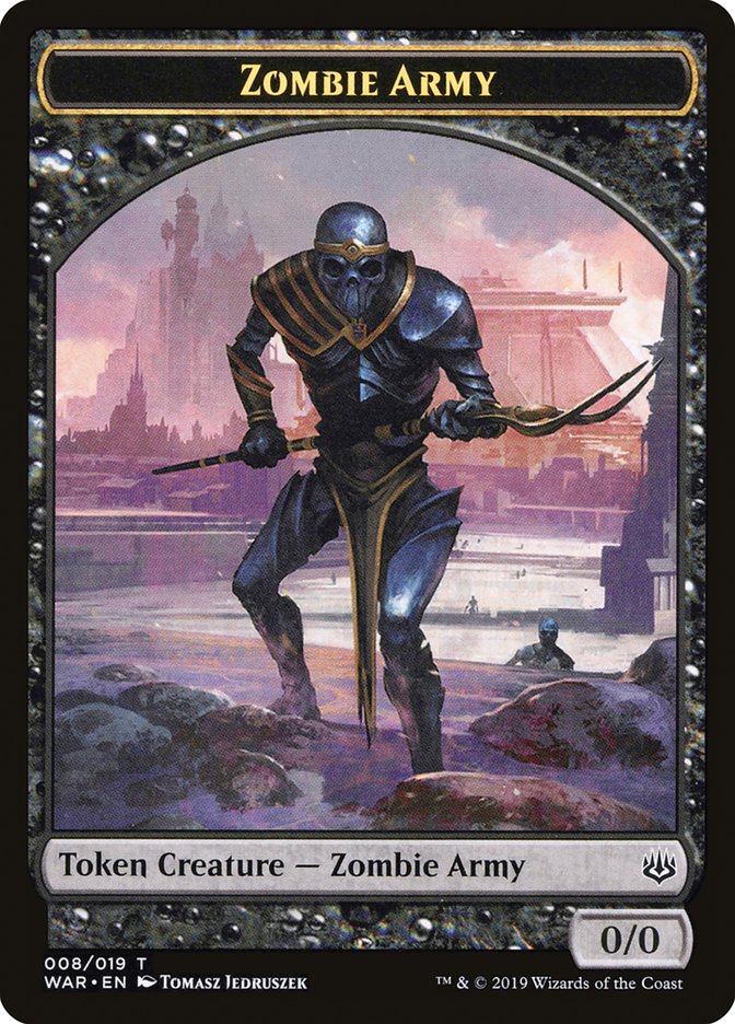 Zombie Army (008/019) [War of the Spark Tokens] | Card Citadel