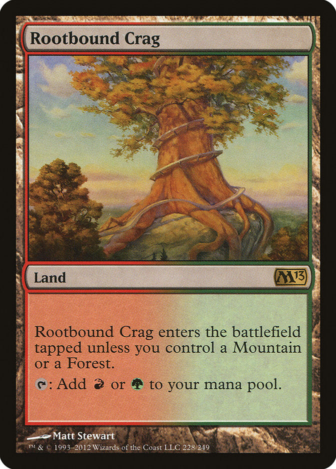 Rootbound Crag [Magic 2013] | Card Citadel