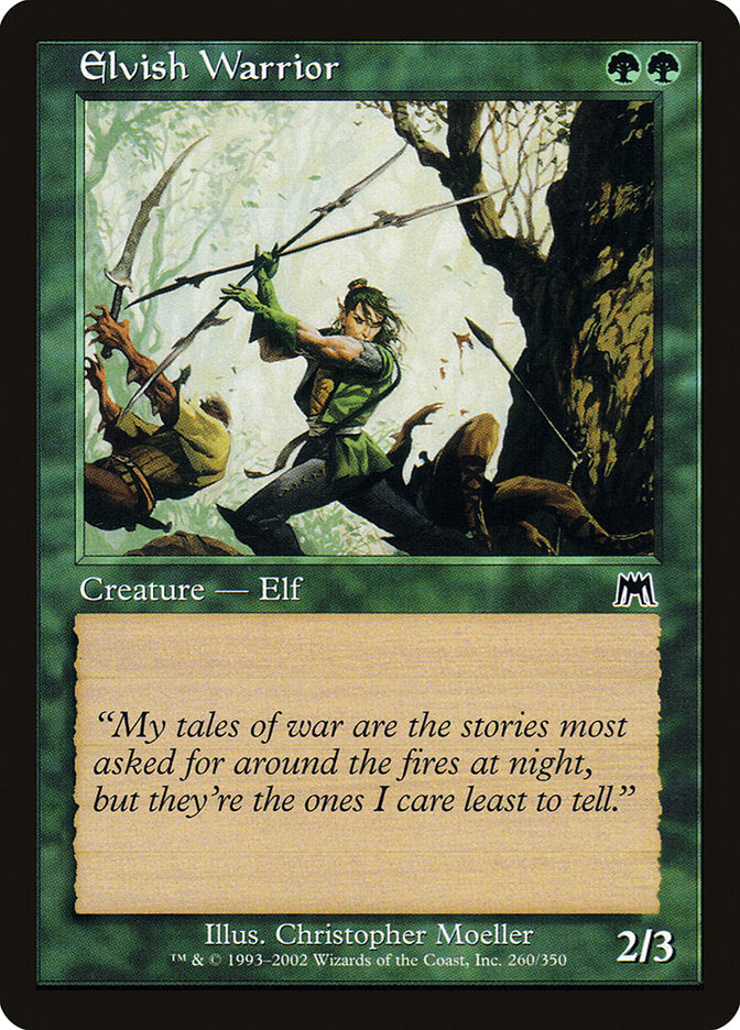 Elvish Warrior [Onslaught] | Card Citadel