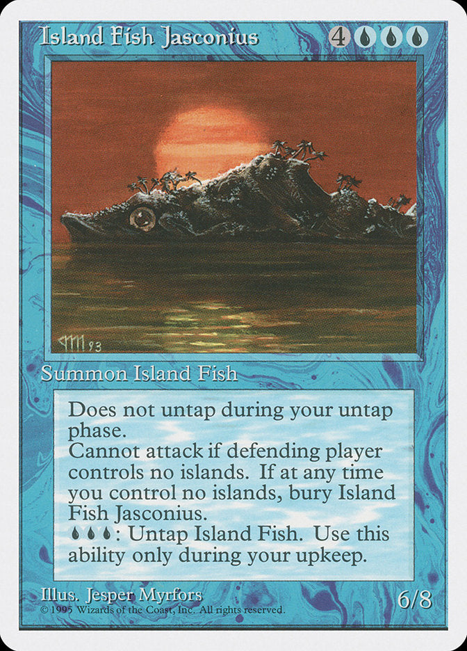 Island Fish Jasconius [Fourth Edition] | Card Citadel