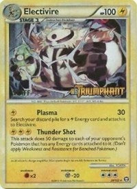 Electivire (20/102) (Staff Prerelease Promo) [HeartGold & SoulSilver: Black Star Promos] | Card Citadel