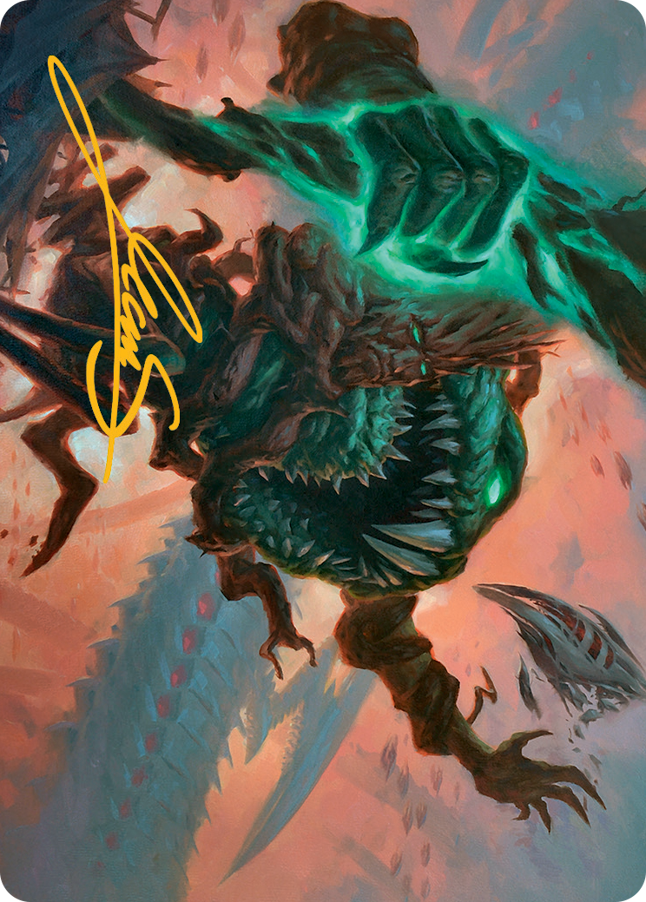 Yargle and Multani Art Card (Gold-Stamped Signature) [March of the Machine Art Series] | Card Citadel