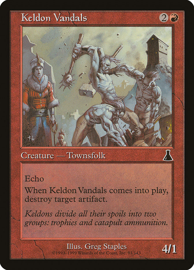 Keldon Vandals [Urza's Destiny] | Card Citadel