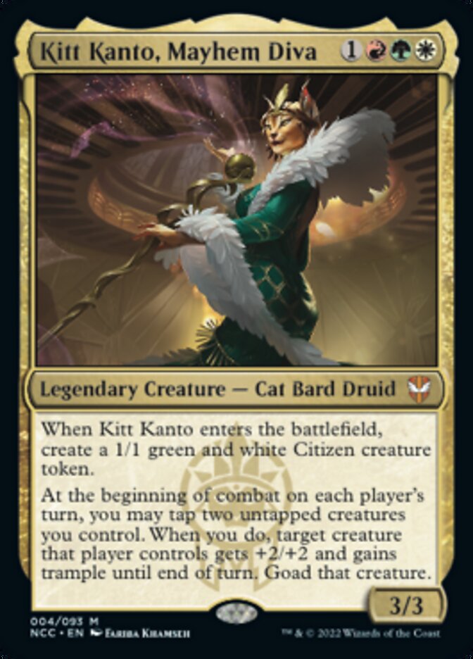 Kitt Kanto, Mayhem Diva [Streets of New Capenna Commander] | Card Citadel