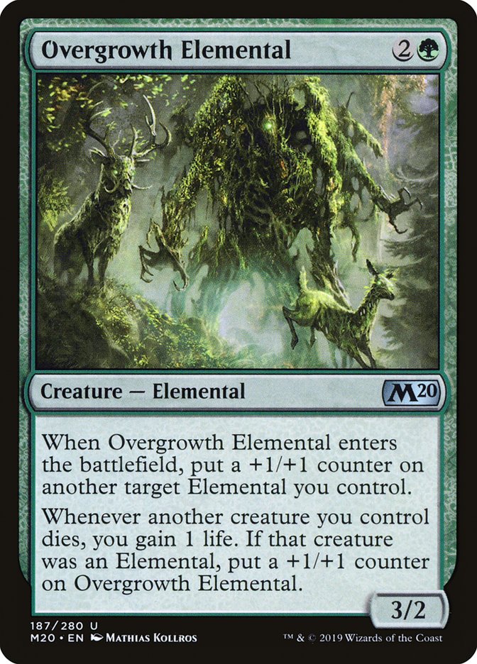 Overgrowth Elemental [Core Set 2020] | Card Citadel