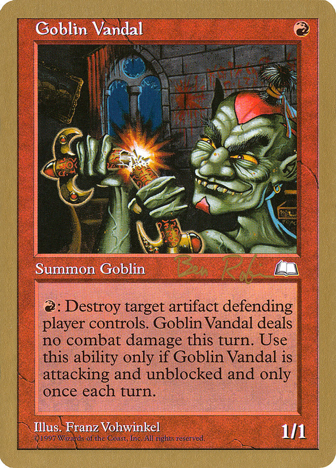 Goblin Vandal (Ben Rubin) [World Championship Decks 1998] | Card Citadel