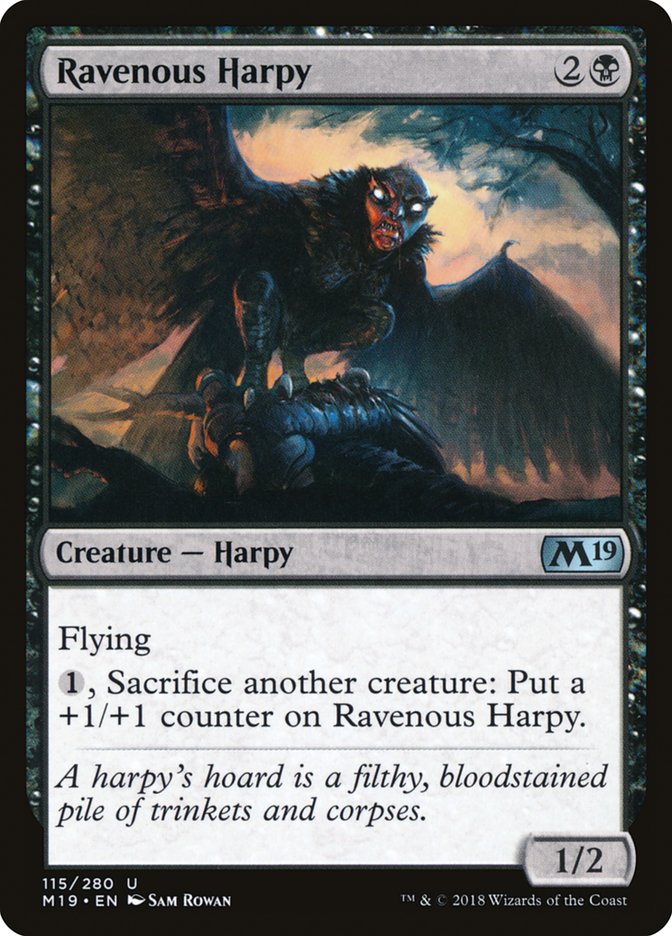 Ravenous Harpy [Core Set 2019] | Card Citadel
