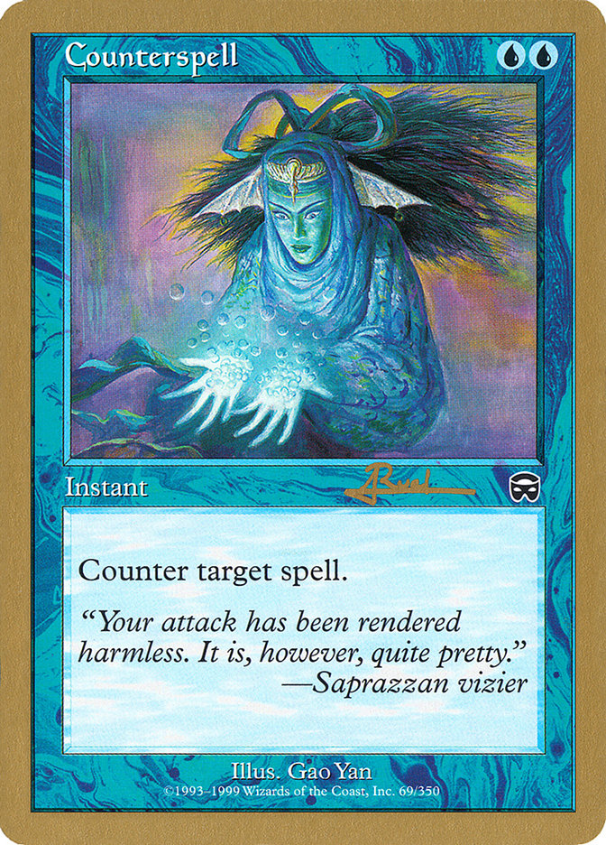 Counterspell (Antoine Ruel) (MMQ) [World Championship Decks 2001] | Card Citadel