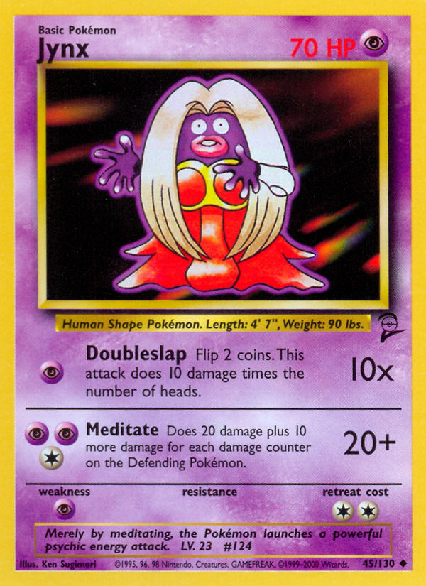 Jynx (45/130) [Base Set 2] | Card Citadel