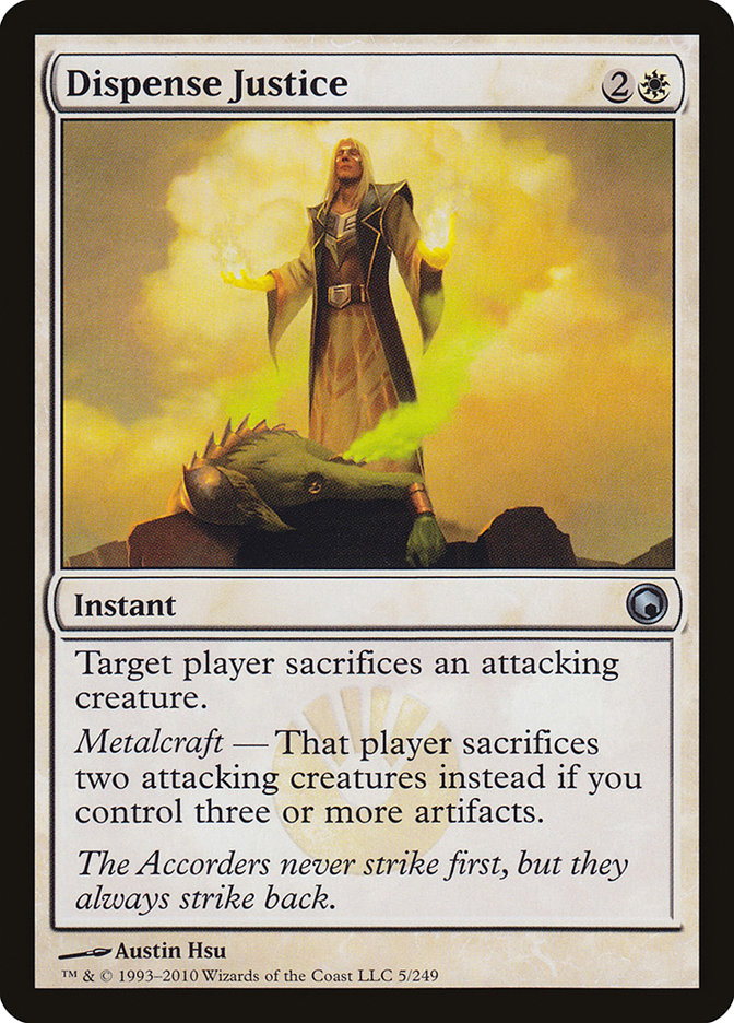 Dispense Justice [Scars of Mirrodin] | Card Citadel