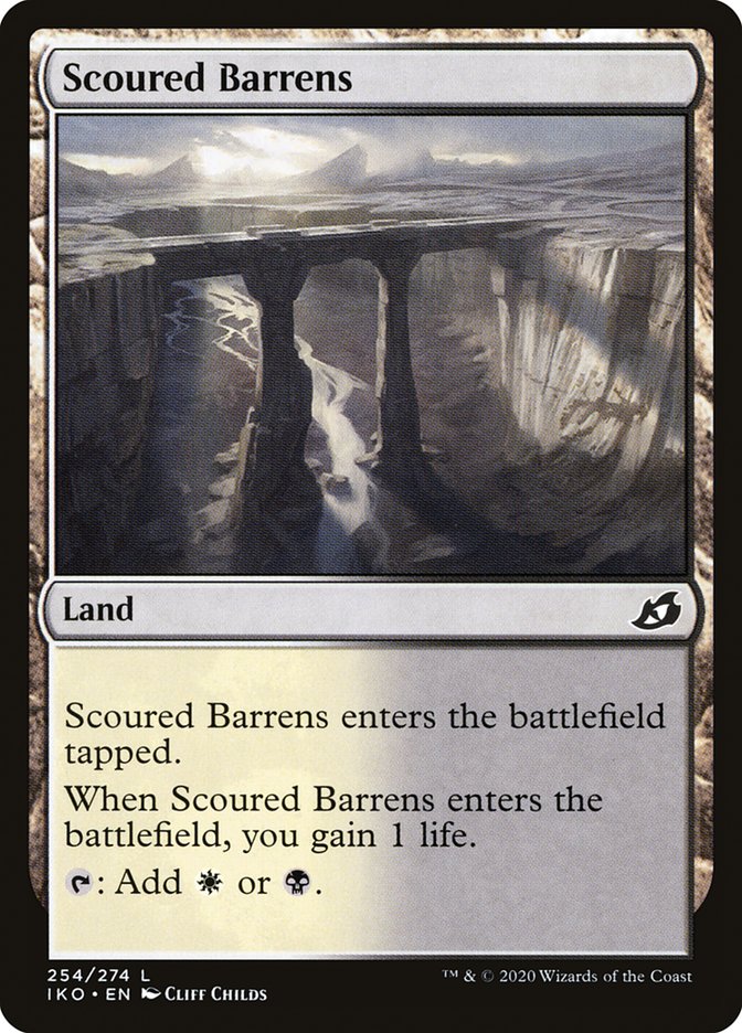 Scoured Barrens [Ikoria: Lair of Behemoths] | Card Citadel