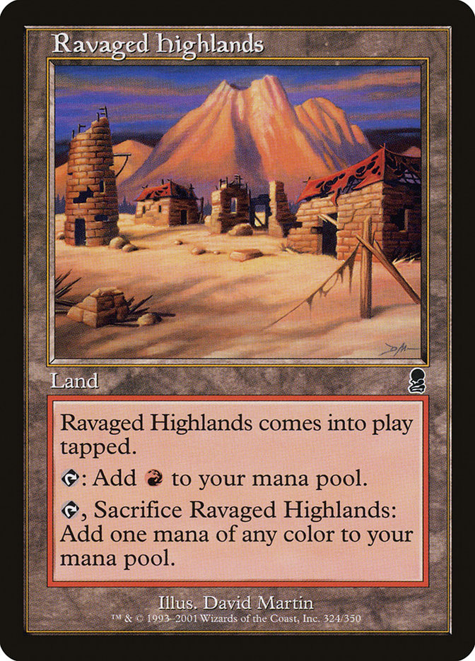 Ravaged Highlands [Odyssey] | Card Citadel