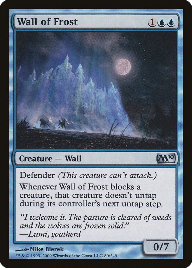 Wall of Frost [Magic 2010] | Card Citadel