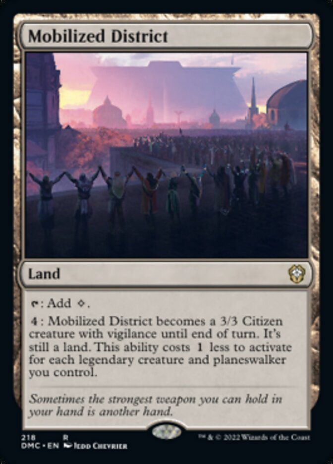 Mobilized District [Dominaria United Commander] | Card Citadel