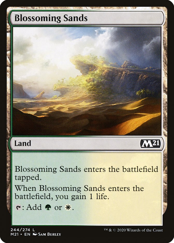 Blossoming Sands [Core Set 2021] | Card Citadel