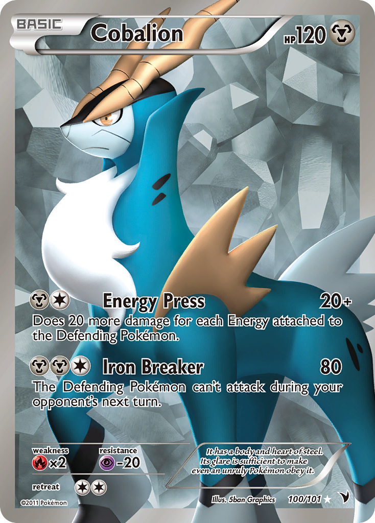 Cobalion (100/101) [Black & White: Noble Victories] | Card Citadel