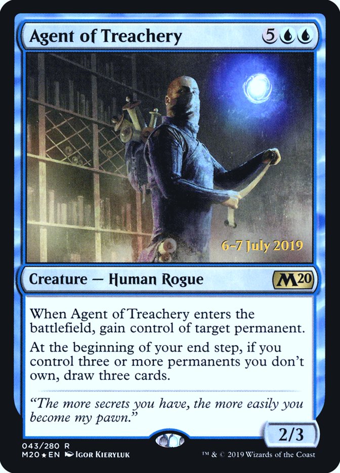 Agent of Treachery  [Core Set 2020 Prerelease Promos] | Card Citadel