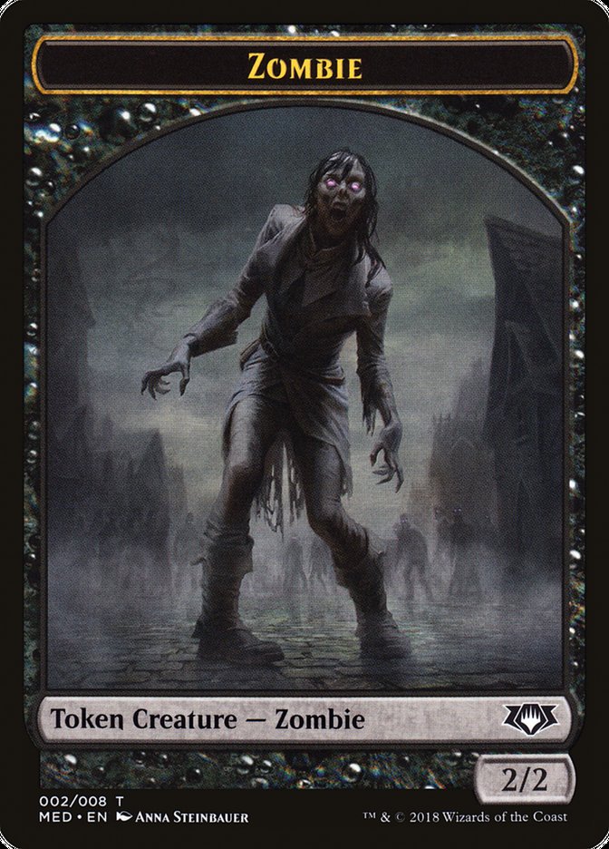 Zombie Token [Mythic Edition Tokens] | Card Citadel