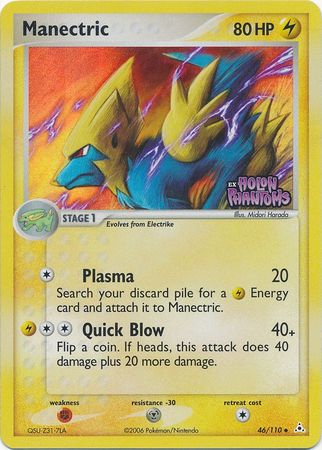 Manectric (46/110) (Stamped) [EX: Holon Phantoms] | Card Citadel