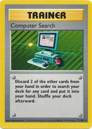 Computer Search (71/102) [Base Set Shadowless Unlimited] | Card Citadel