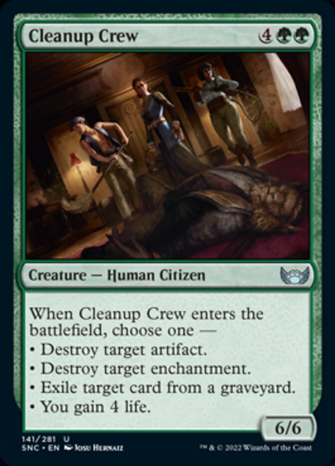 Cleanup Crew [Streets of New Capenna] | Card Citadel