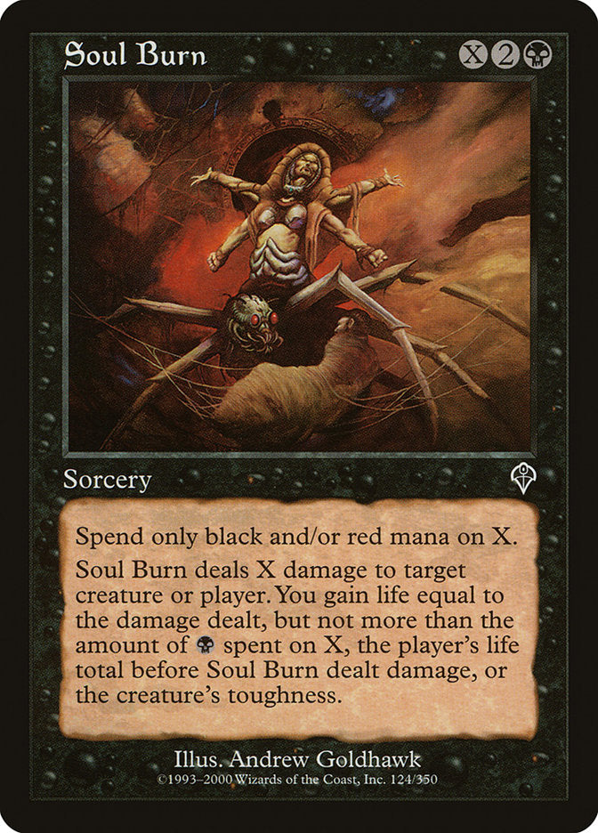 Soul Burn [Invasion] | Card Citadel