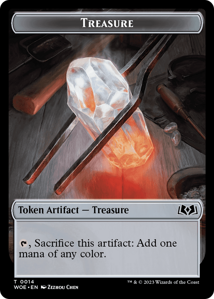 Treasure Token [Wilds of Eldraine Tokens] | Card Citadel