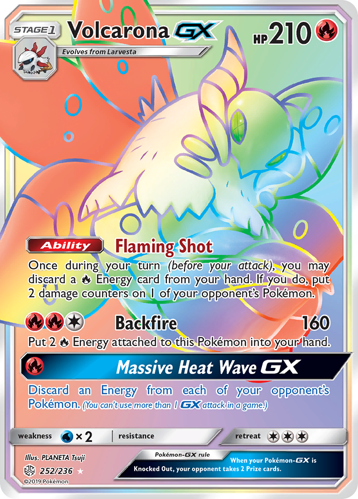 Volcarona GX (252/236) [Sun & Moon: Cosmic Eclipse] | Card Citadel