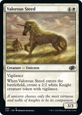 Valorous Steed [Jumpstart 2022] | Card Citadel