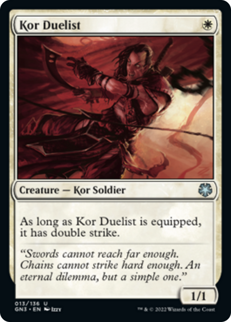 Kor Duelist [Game Night: Free-for-All] | Card Citadel