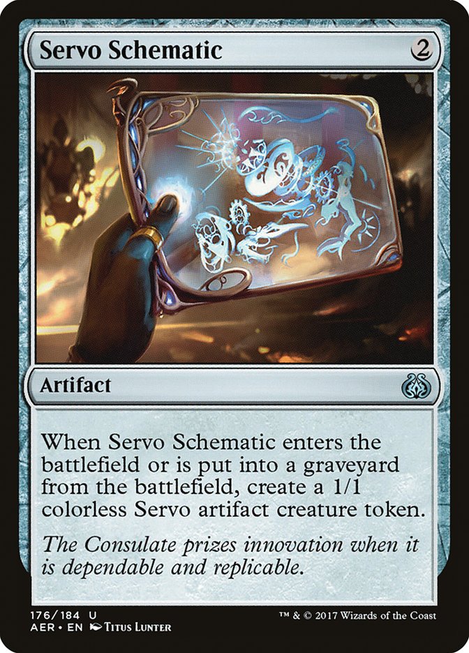 Servo Schematic [Aether Revolt] | Card Citadel