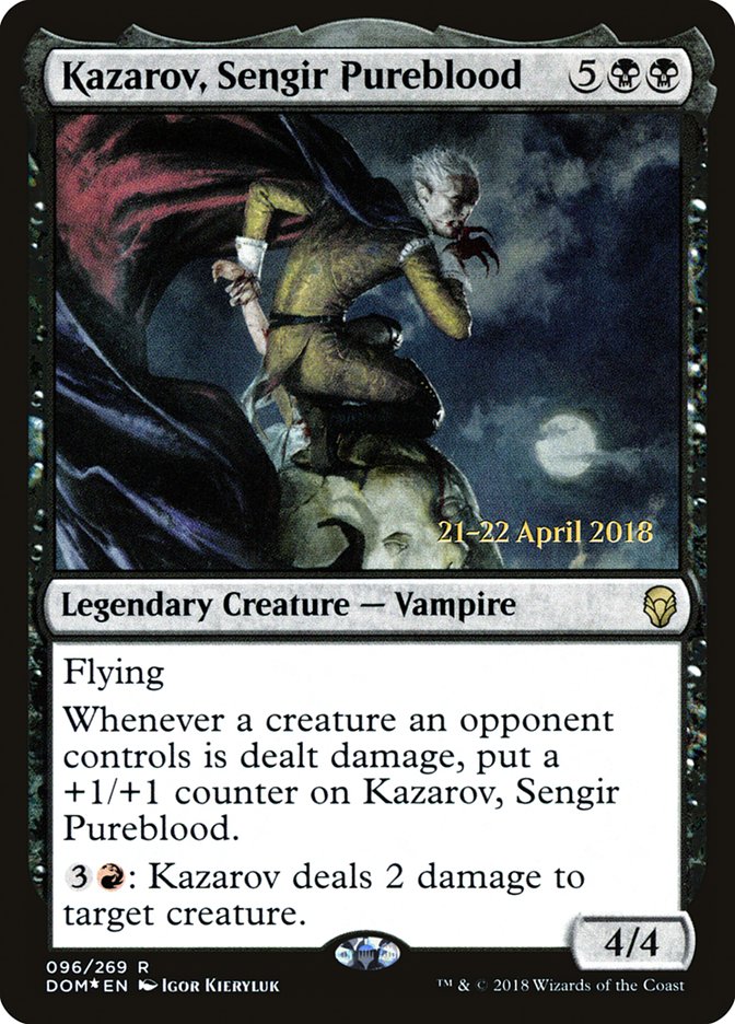 Kazarov, Sengir Pureblood [Dominaria Promos] | Card Citadel