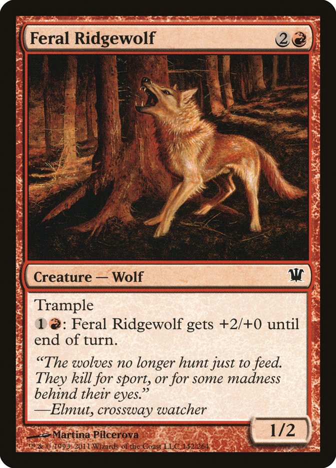 Feral Ridgewolf [Innistrad] | Card Citadel