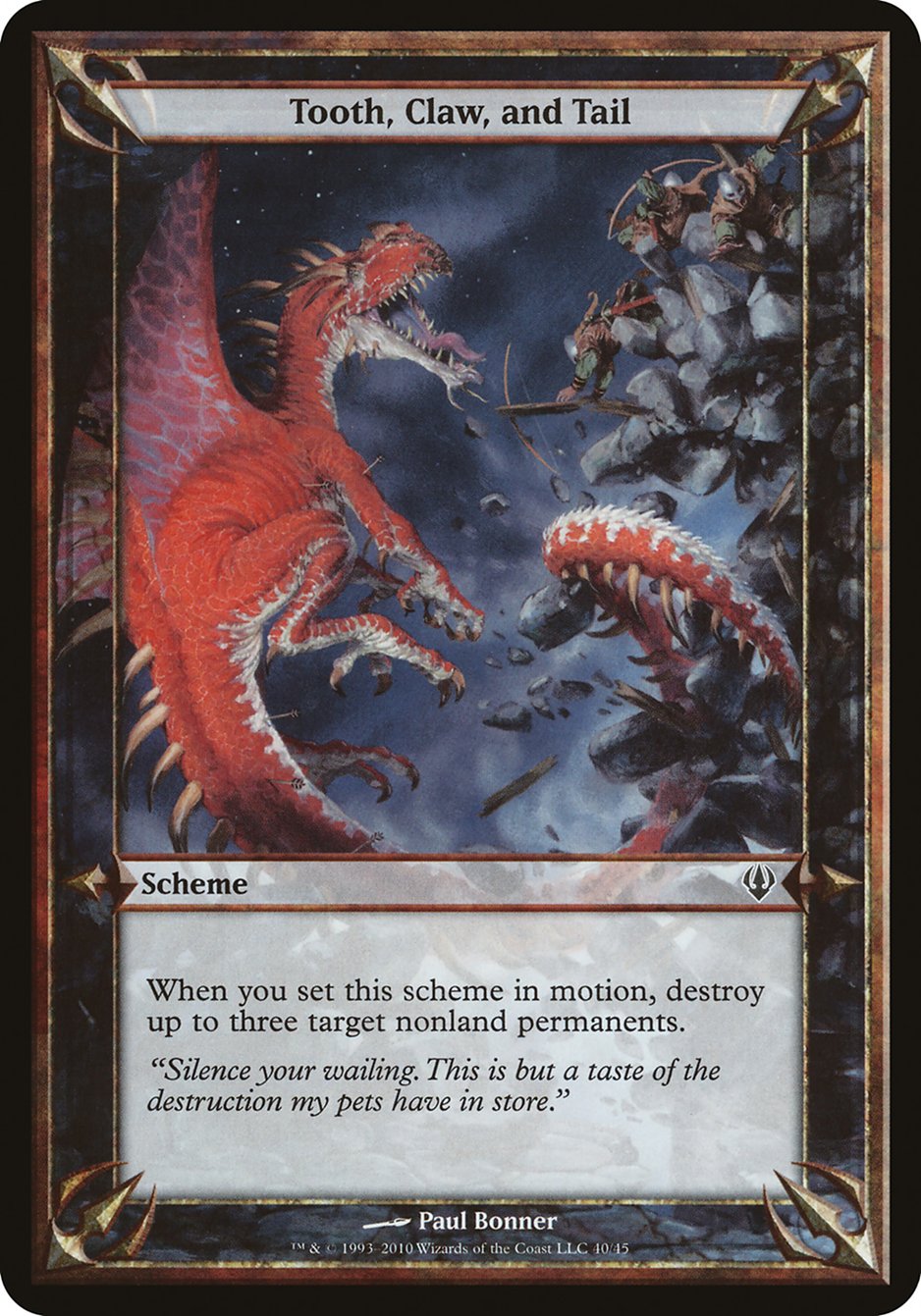 Tooth, Claw, and Tail [Archenemy Schemes] | Card Citadel