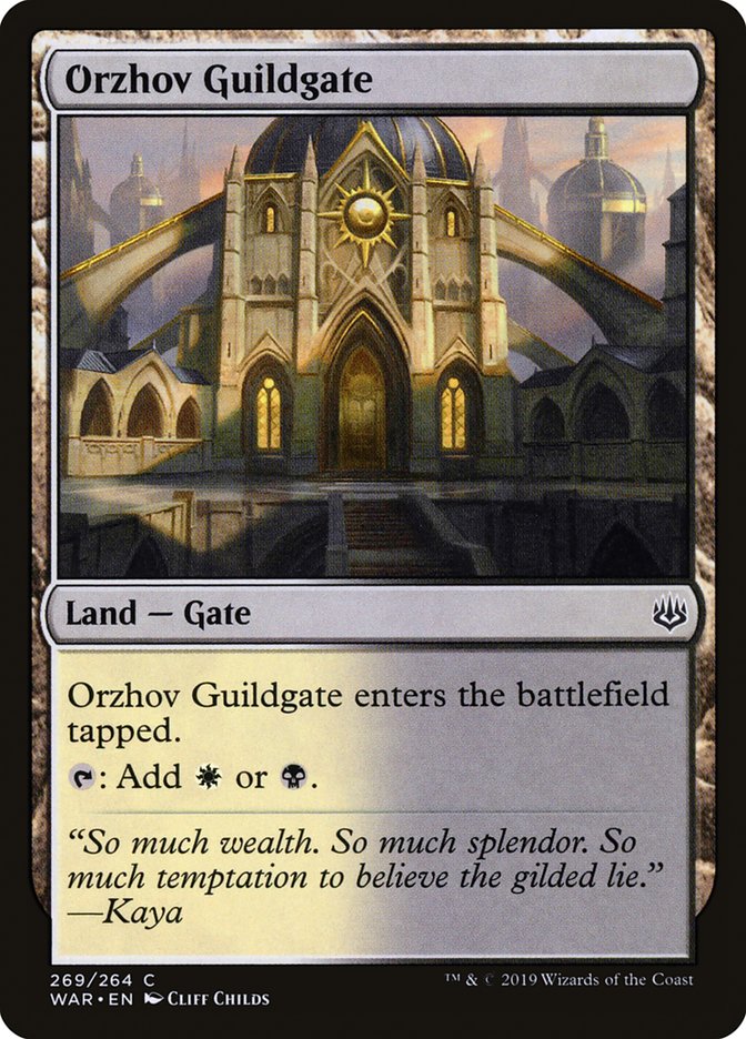 Orzhov Guildgate [War of the Spark] | Card Citadel