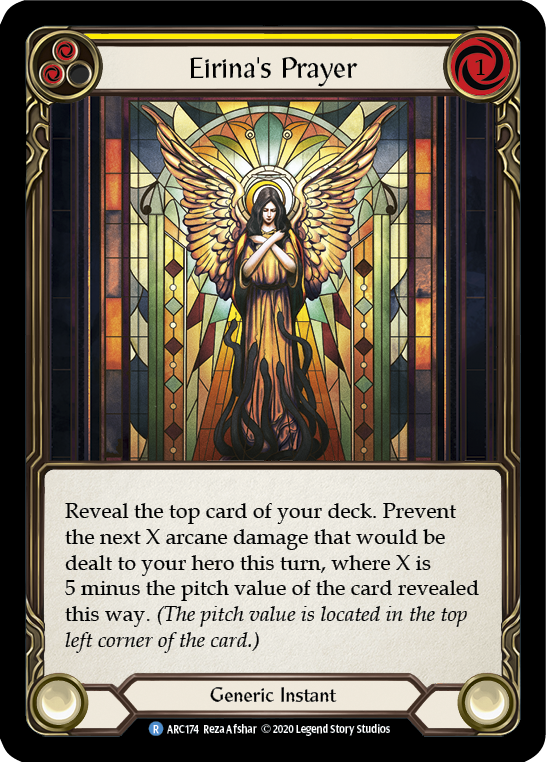 Eirina's Prayer (Yellow) [ARC174] Unlimited Normal | Card Citadel