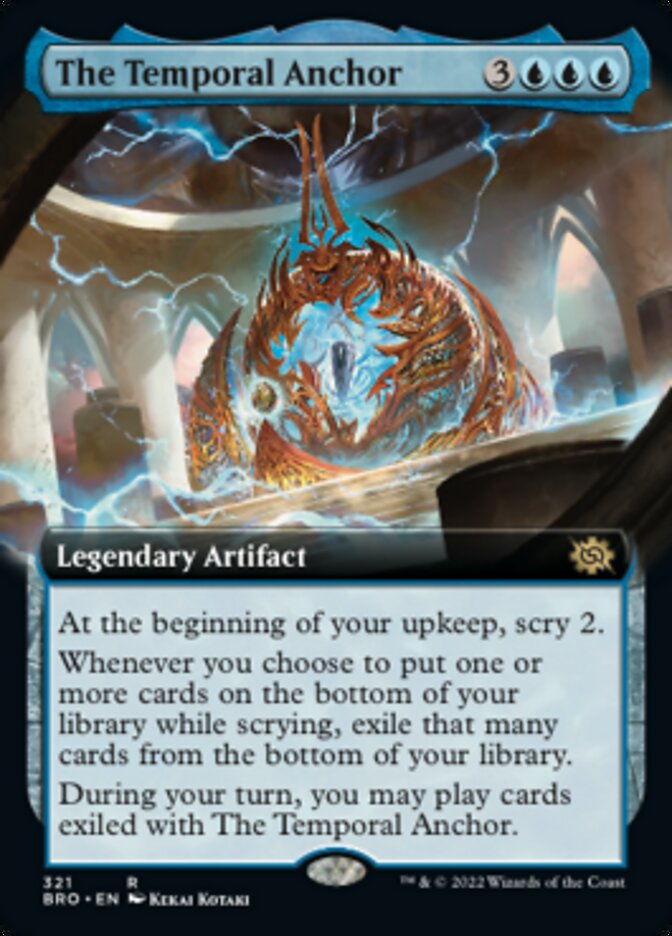 The Temporal Anchor (Extended Art) [The Brothers' War] | Card Citadel