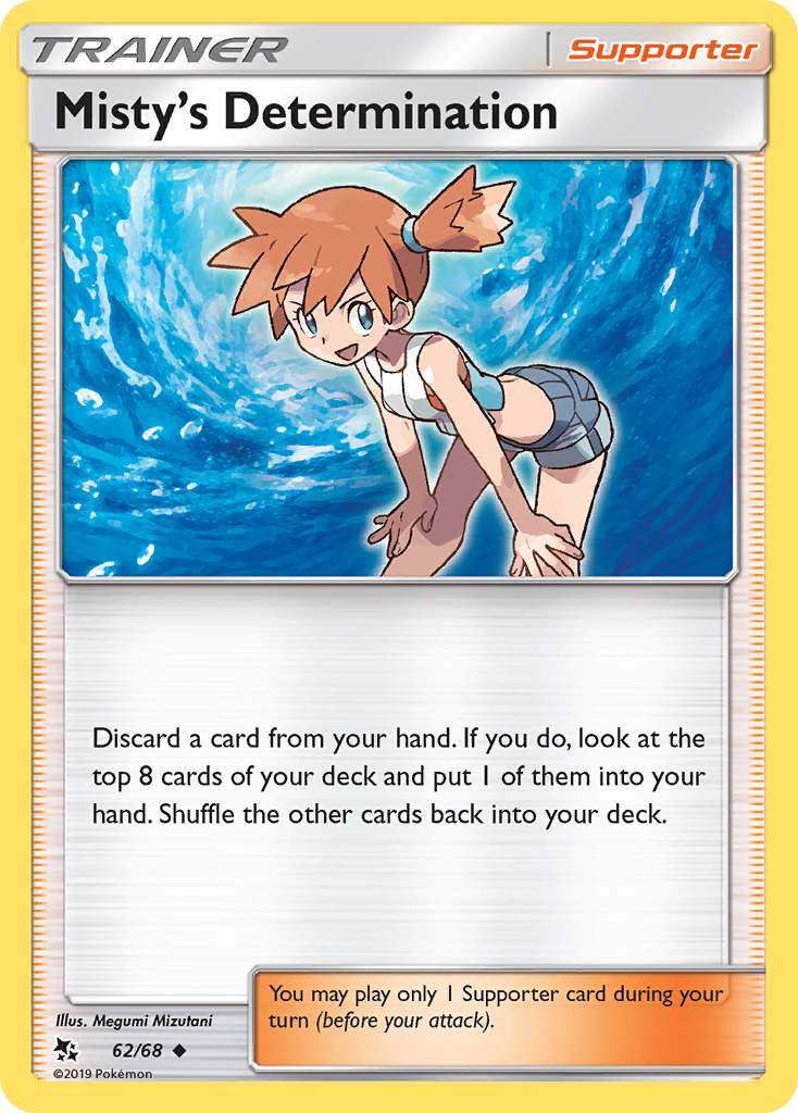 Misty's Determination (62/68) [Sun & Moon: Hidden Fates] | Card Citadel