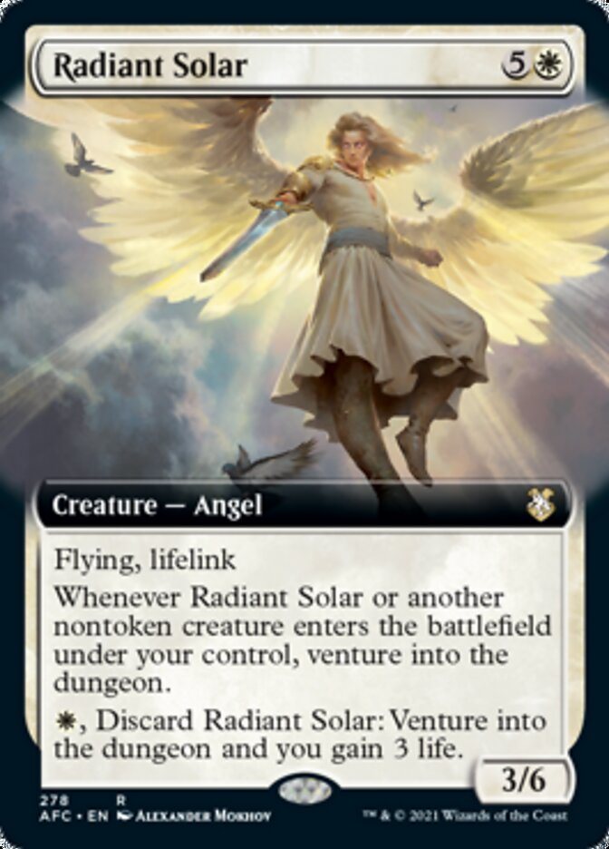 Radiant Solar (Extended) [Dungeons & Dragons: Adventures in the Forgotten Realms Commander] | Card Citadel