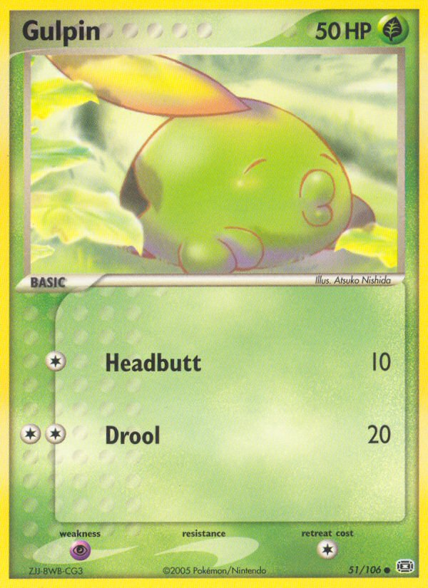 Gulpin (51/106) [EX: Emerald] | Card Citadel