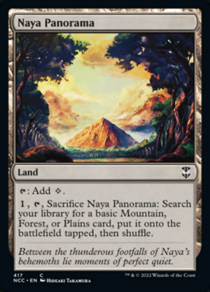 Naya Panorama [Streets of New Capenna Commander] | Card Citadel